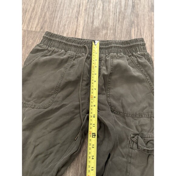 GARAGE Cargo Jogger Pants Women S Green Tapered Activewear Casual-Stylish-Fun - Picture 5 of 9